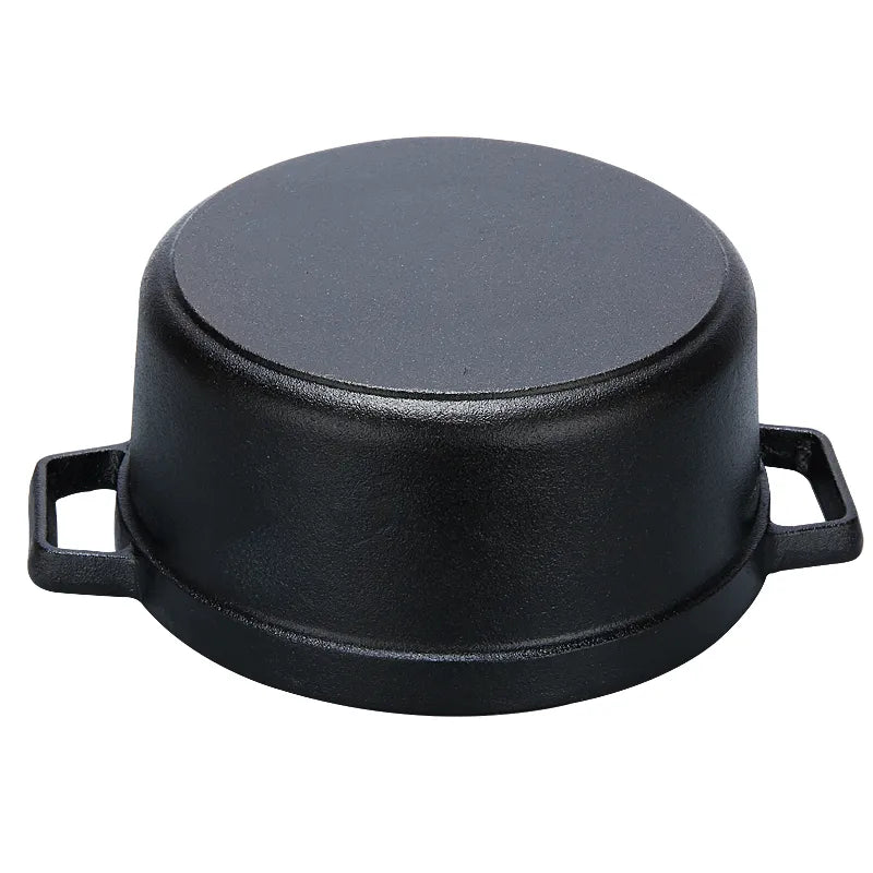 Traditional 30CM Cast Iron Binaural Stew Pot