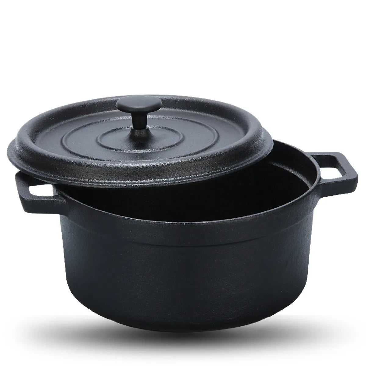 Traditional 30CM Cast Iron Binaural Stew Pot